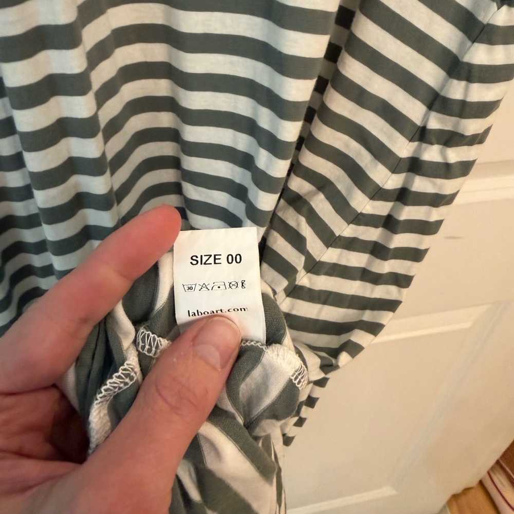 Labo.Art Gray Striped Women's Dress - Picture 3 of 5